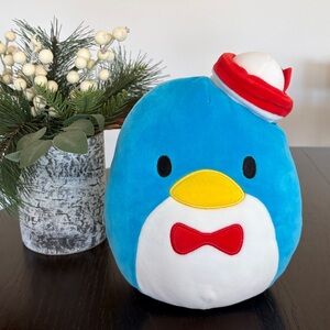 Sanrio Tuxedo Sam Squishmallow, Penguin Character, Hello Kitty, Like New 10”
